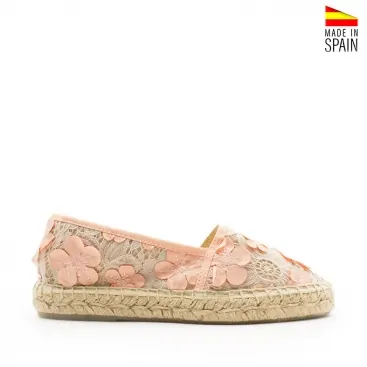 Alpargatas de Encaje flores