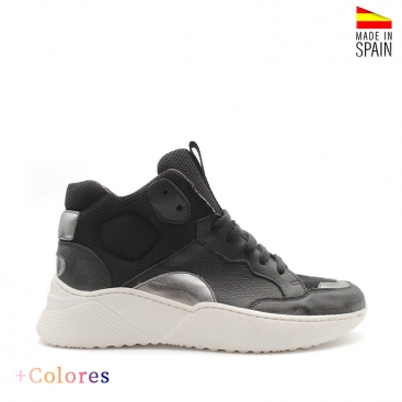 Botin Basket negro