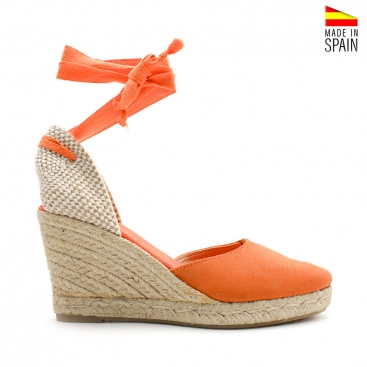 Espadrille Naranja Mujer