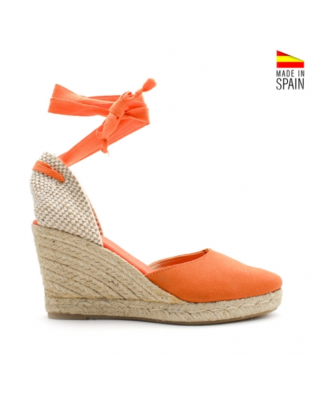 Espadrille Naranja Mujer