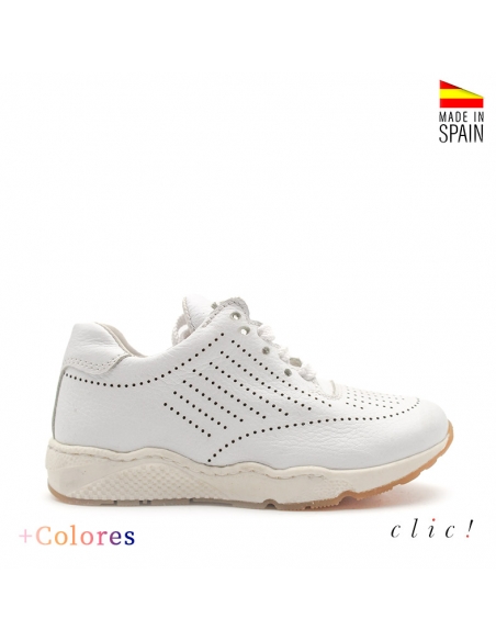 Bambas running piel niño