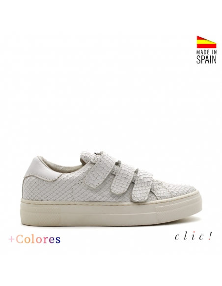 Zapatillas de piel sin cordones