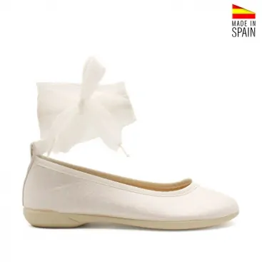 Lazo blanco tull blanco