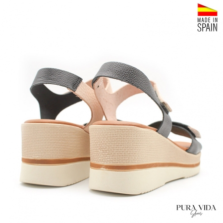 sandalias cuña comodas mujer