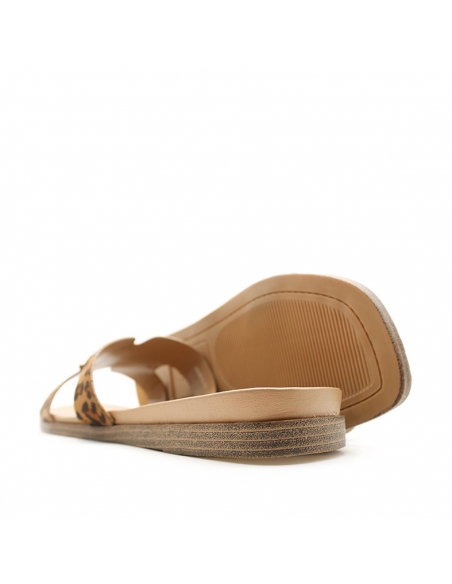 Sandalia talla grande Leopardo