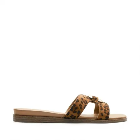 Sandalia talla especial Leopardo
