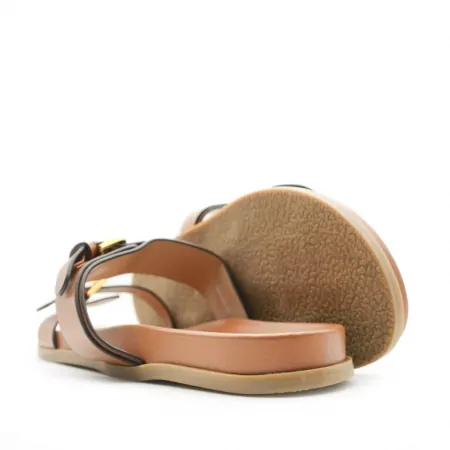 Sandalias de Mujer planas Camel Talla 41, 42, 43, 44