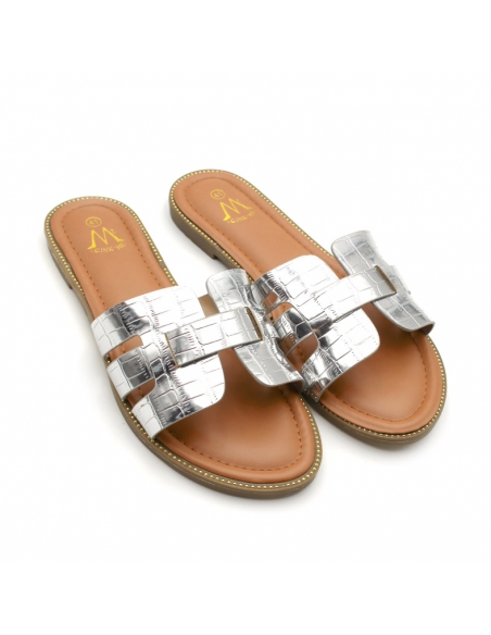 sandalias planas talla 42 mujer​