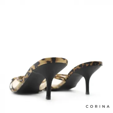 Sandalias Leopardo Tacón elegante