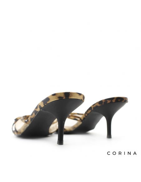 Sandalias Leopardo Tacón elegante