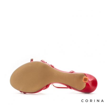 Sandalia con Tacón rojo