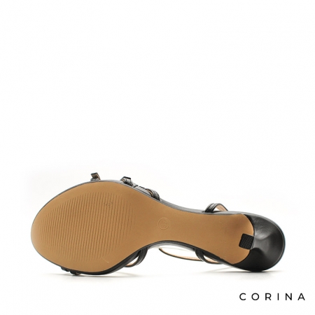 Sandalias Negras de Mujer Tacón