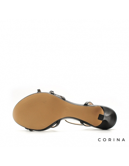 Sandalias Negras de Mujer Tacón