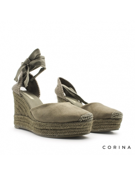 alpargata verde mujer