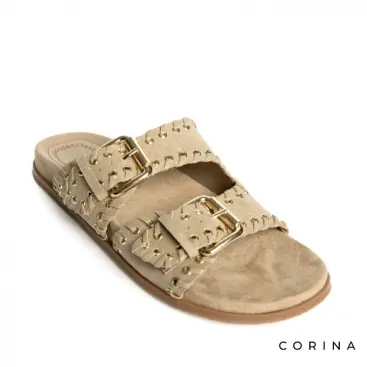 Sandalias de doble hebilla