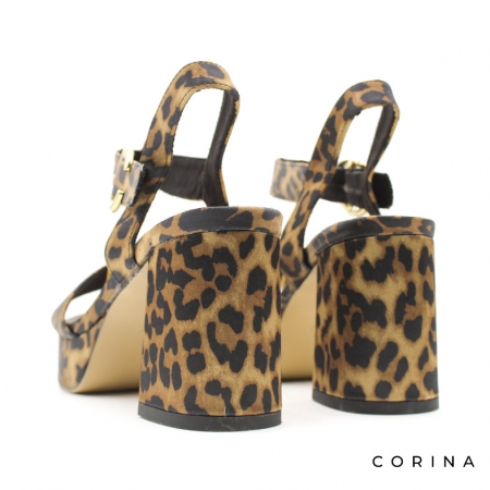 Sandalias Plataforma de Leopardo