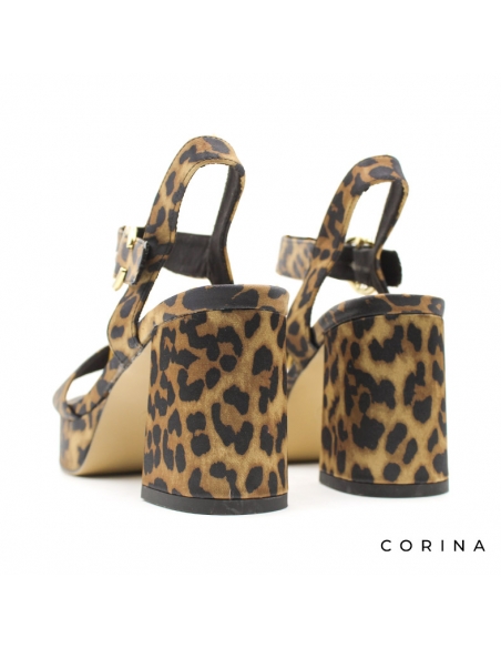 Sandalias Plataforma de Leopardo