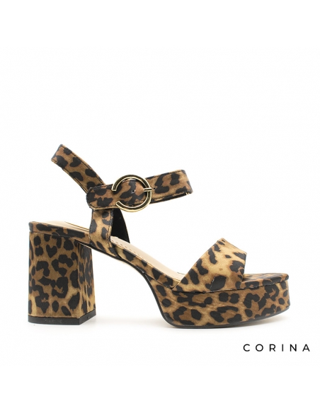 Sandalias de Plataforma Leopardo