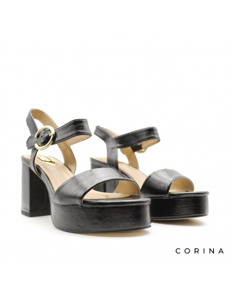 Sandalia Mujer Tacon Plataforma