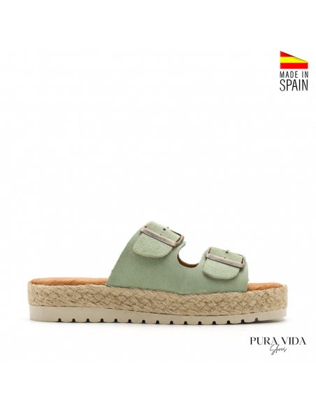 Sandalias Hebillas Serraje