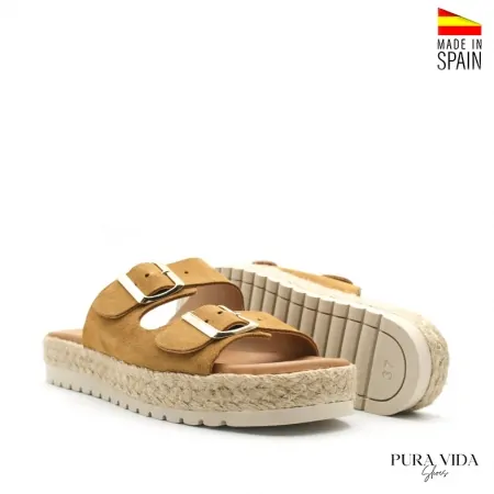 Sandalia destalonada Hebillas