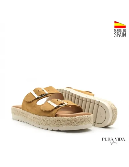 Sandalia destalonada Hebillas