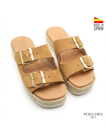 Calzado Mujer Serraje Hebillas