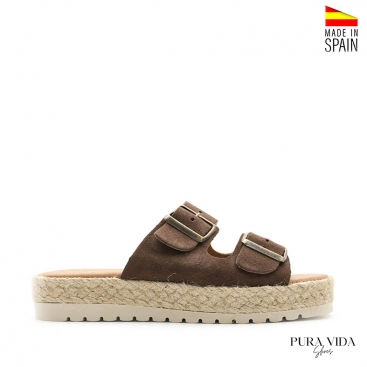 Sandalias Marrones de Plataforma