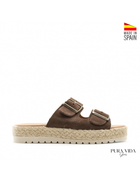 Sandalias Marrones de Plataforma