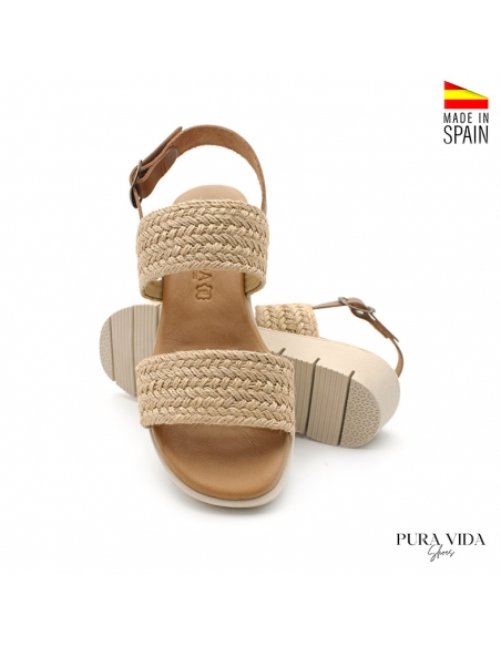 sandalia comoda esparto
