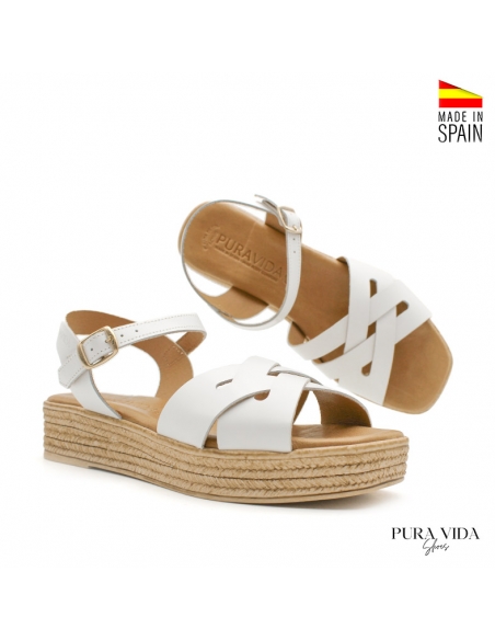 Sandalias blancas