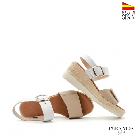 Sandalias con cuña para mujer