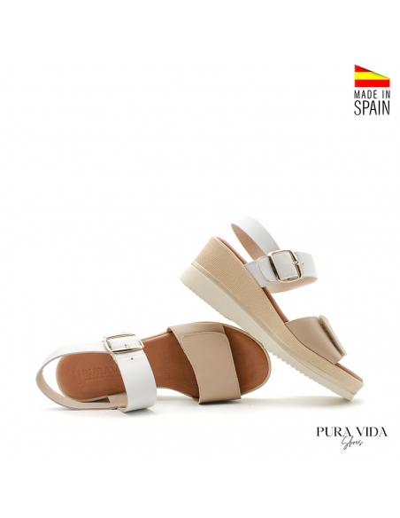 Sandalias con cuña para mujer