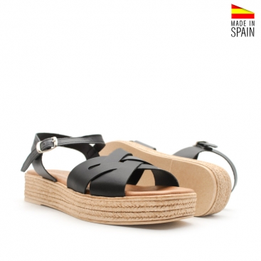 Sandalias Negras mujer