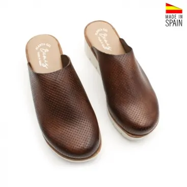 Zuecos Cómodos marrones