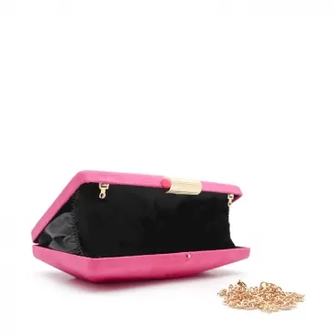 Bolso de mano fucsia