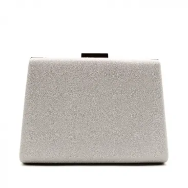 Bolso plata brillante