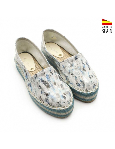 alpargatas plataforma yute mujer​