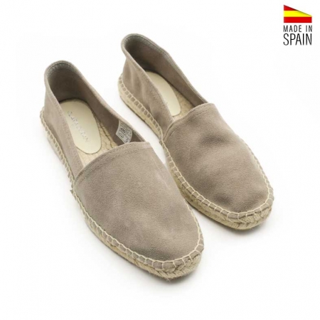 Esparteñas gris planas