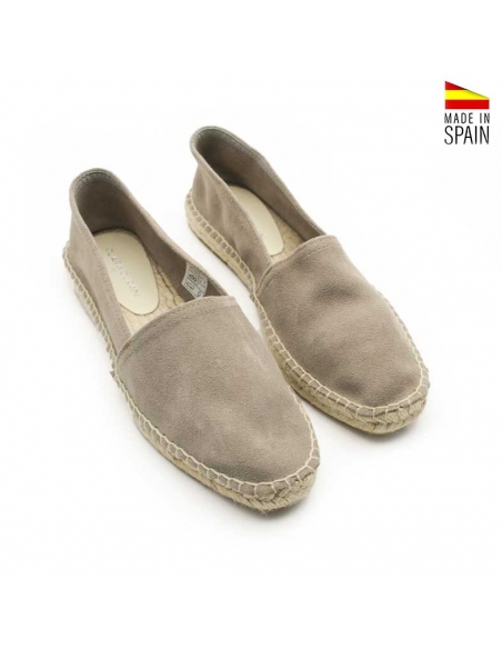 Esparteñas gris planas