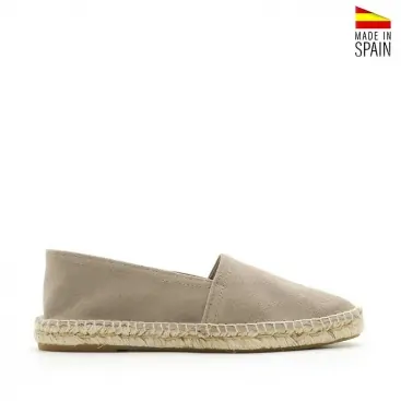 Esparteñas planas gris