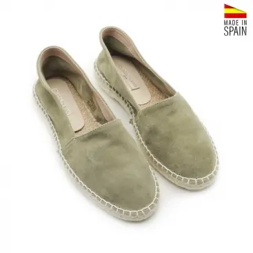 espardeñas planas verde militar