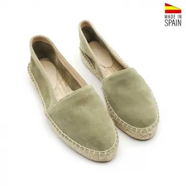 alpargata verde kakhi