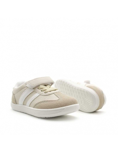 Zapatillas beige respetuosas niño