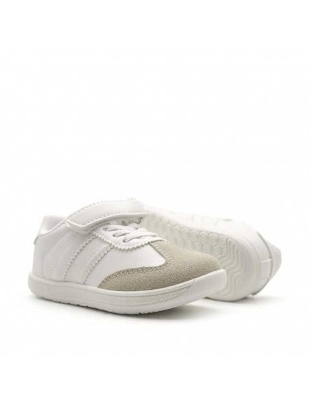Zapatillas respetuosa unisex blancas