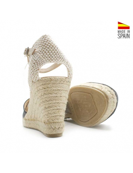 Alpargatas Negras con brillo