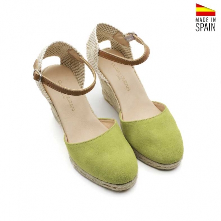 Alpargatas serraje Verde Lima