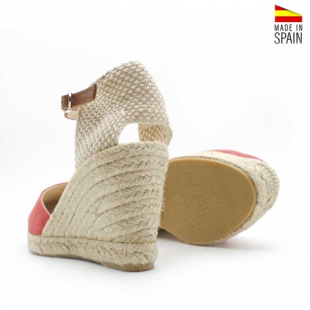 Alpargatas Rojas de piel