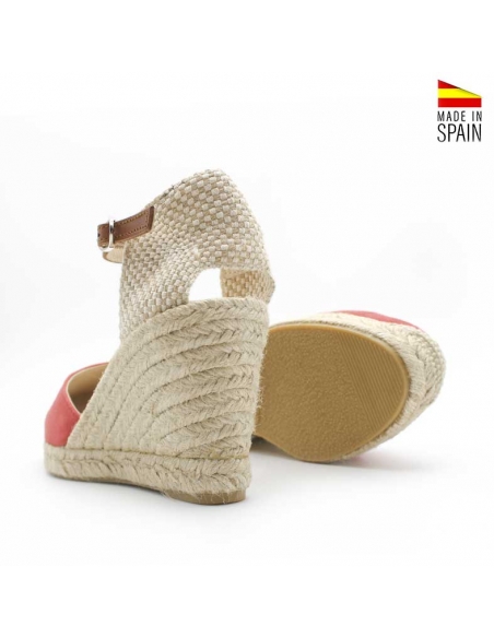 Alpargatas Rojas de piel