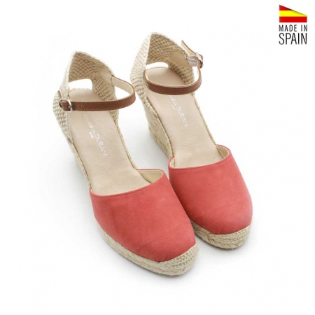 esparteñas Rojas con Cuña